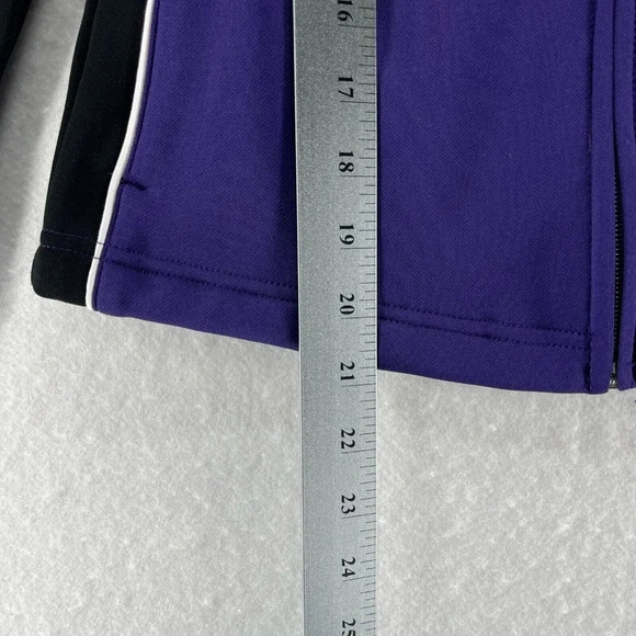 Charles River Sport Jacket Girls Sz M Olympian Warm Up Full Zip Athletic Purple - Picture 10 of 11